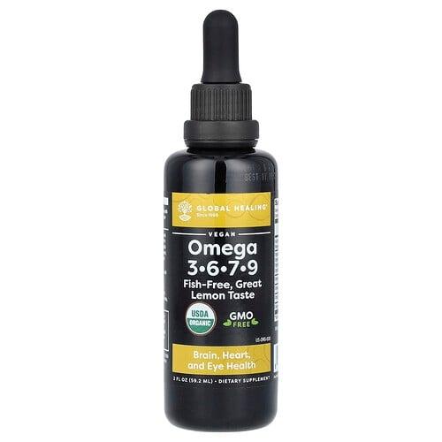 Global Healing Omega 3 6 7 9 Lemon 2 Fl Oz 59 2 Ml product image