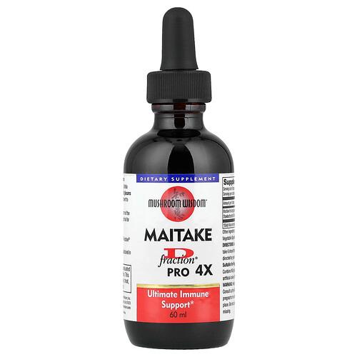 Mushroom Wisdom Maitake D Fraction Pro 4x 60 Ml product image