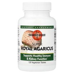 Mushroom Wisdom Super Royal Agaricus 120 Vegetarian Tablets