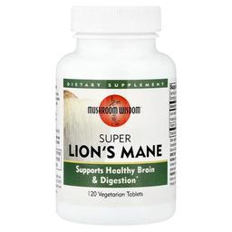 Mushroom Wisdom Super Lion S Mane 120 Vegetarian Tablets