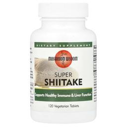 Mushroom Wisdom Super Shiitake 120 Vegetarian Tablets