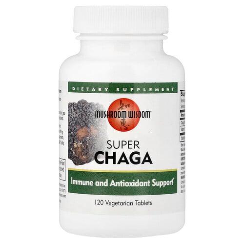 Mushroom Wisdom Super Chaga 120 Vegetarian Tablets product image
