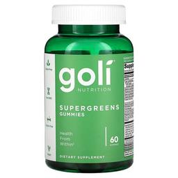 Goli Nutrition Supergreens Gummies 60 Gummies