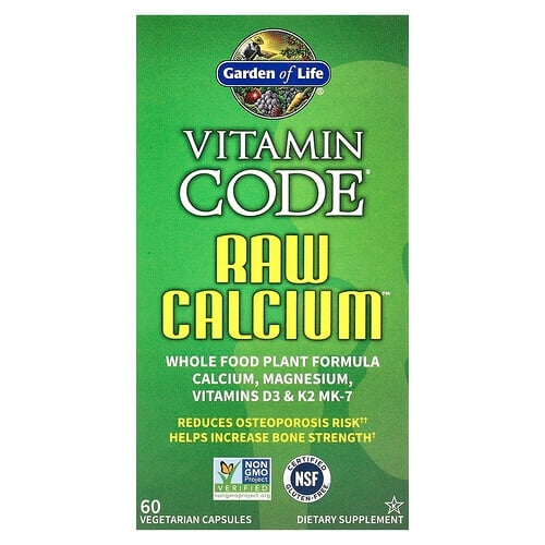 Garden Of Life Vitamin Code Raw Calcium 60 Vegetarian Capsules product image