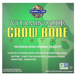 Garden Of Life Vitamin Code Grow Bone System 2 Bottles