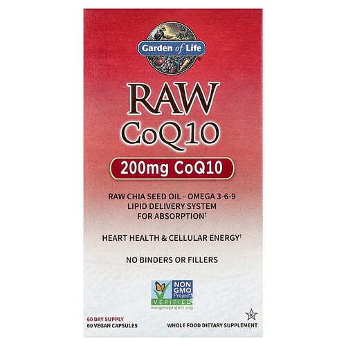 Garden Of Life Raw Coq10 60 Vegan Capsules product image