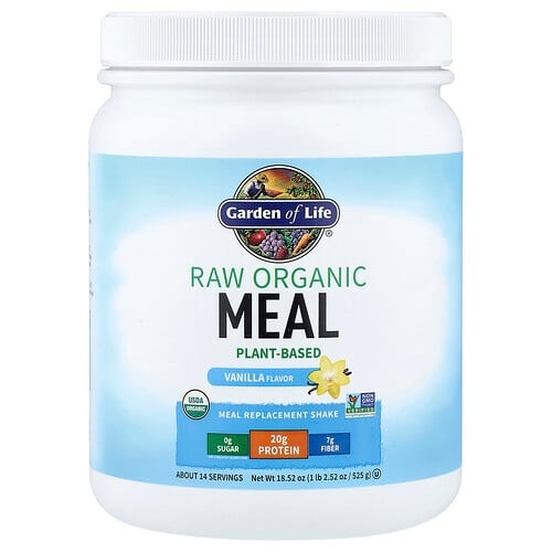 Garden Of Life Raw Organic Meal Replacement Shake Vanilla 18 52 Oz 525 G product image
