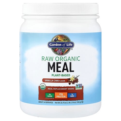 Garden Of Life Raw Organic Meal Replacement Shake Vanilla Chai 18 76 Oz 532 G product image