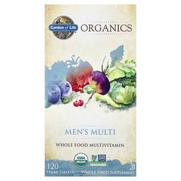Garden Of Life Organics Men S Multi 120 Vegan Tablets