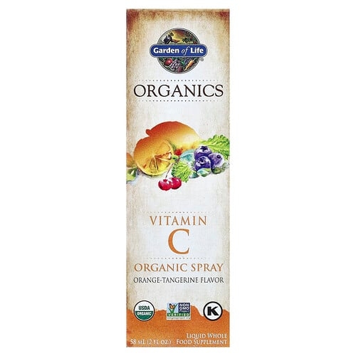 Garden Of Life Organics Vitamin C Organic Spray Orange Tangerine 2 Fl Oz 58 Ml product image