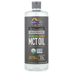 Garden Of Life Dr Formulated Brain Health 100 Organic Coconut Mct Oil Unflavored 32 Fl Oz 946 Ml