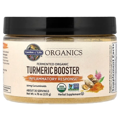 Garden Of Life Organics Fermented Organic Turmeric Booster 4 76 Oz 135 G product image