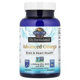 Garden Of Life Dr Formulated Advanced Omega Citrus 60 Softgels 645 Mg Per Softgel