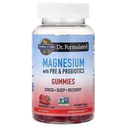 Garden Of Life Magnesium With Pre Probiotics Gummies Raspberry 60 Gummies