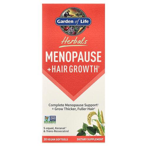 Garden Of Life Herbals Menopause Hair Growth Berry 30 Vegan Softgels product image