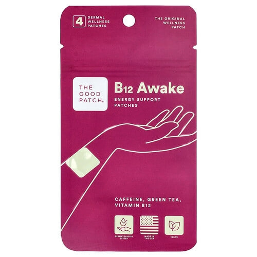 The Good Patch B12 Awake 4 Dermal Wellness Patches product image