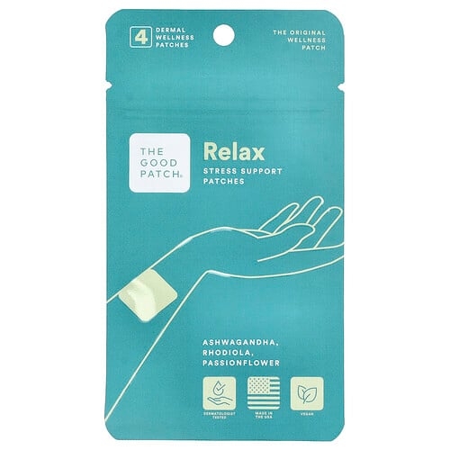 The Good Patch Relax 4 Dermal Wellness Patches product image