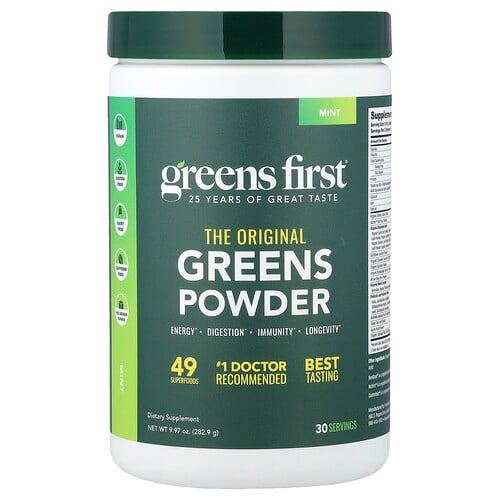 그린 퍼스트 Greens First, 그린스 분말, 민트, 282.9g(9.97oz) product image