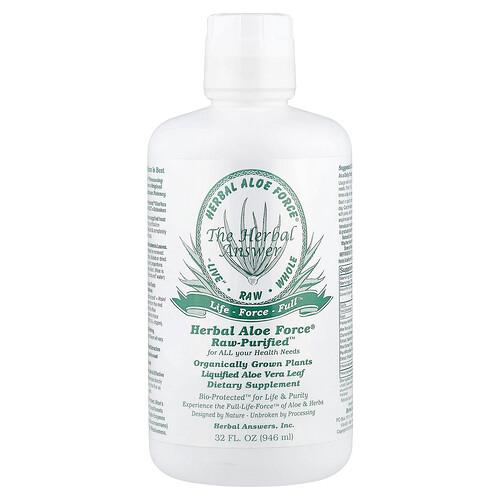 Herbal Answers Herbal Aloe Force Raw Purified 32 Fl Oz 946 Ml product image