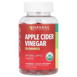 Havasu Nutrition Apple Cider Vinegar Gummies Natural Apple 60 Gummies