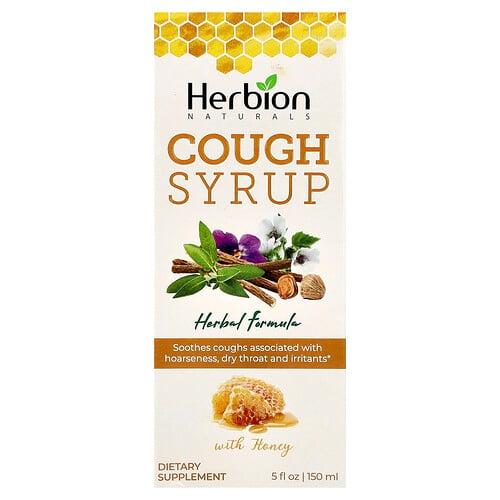 Herbion Naturals Cough Syrup With Honey Alcohol Free 5 Fl Oz 150 Ml