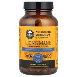 Herb Pharm Mushroom Wellness Lion S Mane Blend With Reishi 90 Vegetarian Capsules