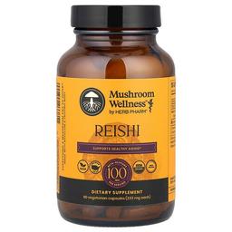 Herb Pharm Mushroom Wellness Reishi 90 Vegetarian Capsules 333 Mg Per Capsule