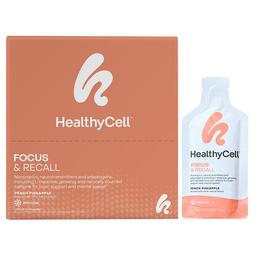 Healthycell Focus Recall Peach Pineapple 30 Gel Packs 0 84 Fl Oz 25 Ml Each