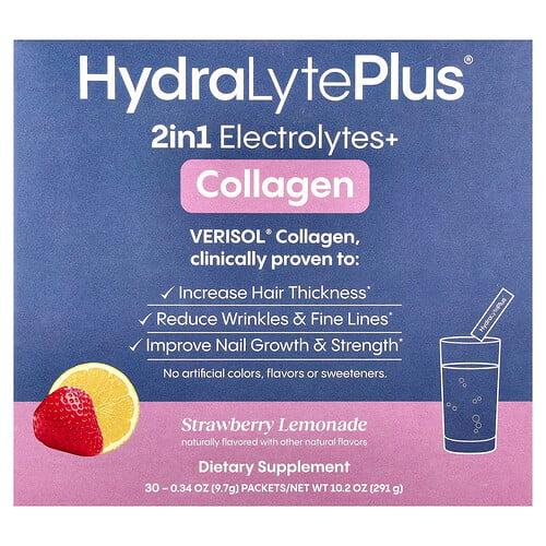 Hydralyte Verisol Collagen Strawberry Lemonade 30 Packets 0 34 Oz 9 7 G Each product image