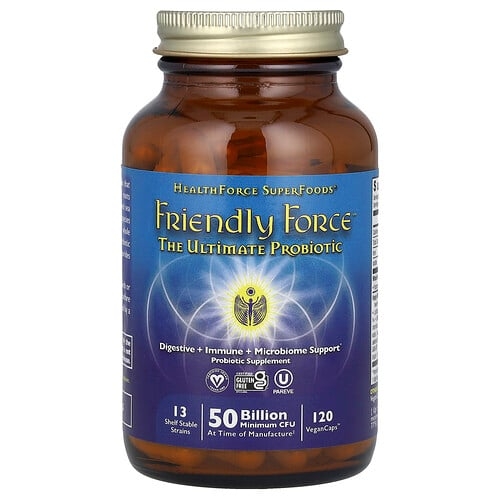 Healthforce Superfoods Friendly Force The Ultimate Probiotic 120 Vegan Caps product image