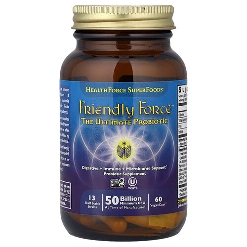 Healthforce Superfoods Friendly Force The Ultimate Probiotic 60 Vegancaps product image