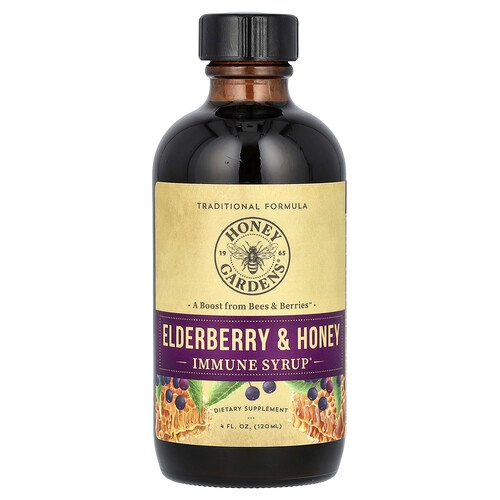 Zand Immune Syrup Elderberry Honey 4 Fl Oz 120 Ml product image