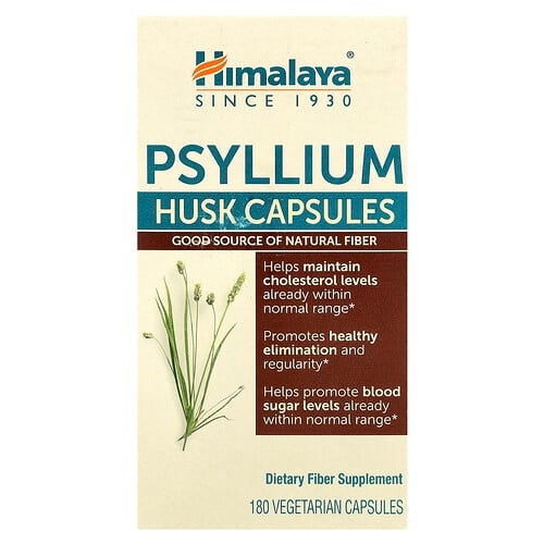 Himalaya Psyllium Husk Capsules 180 Vegetarian Capsules product image