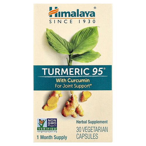Himalaya Turmeric 95 With Curcumin 30 Vegetarian Capsules product image