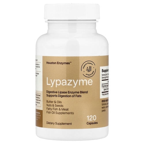 Houston Enzymes Lypazyme 120 Capsules product image