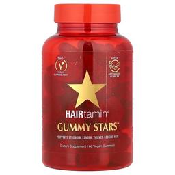 Hairtamin Gummy Stars Superfruit Medley 60 Vegan Gummies