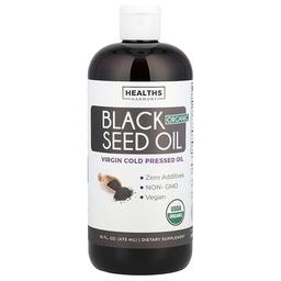 Healths Harmony Organic Black Seed Oil 16 Fl Oz 473 Ml
