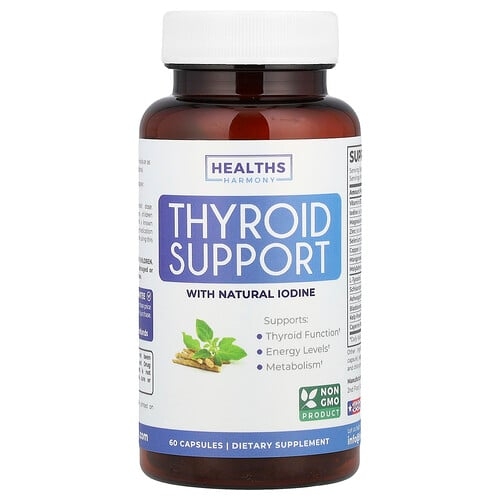Healths Harmony Thyroid Support With Natural Iodine 60 Capsules product image
