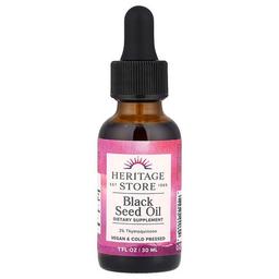 Heritage Store Black Seed Oil 1 Fl Oz 30 Ml