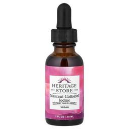 Heritage Store Nascent Colloidal Iodine 1 Fl Oz 30 Ml