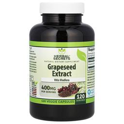 Herbal Secrets Grapeseed Extract 400 Mg 120 Veggie Capsules