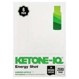 Ketone Iq Energy Shot Green Apple 6 Bottles 2 Fl Oz 59 Ml Each