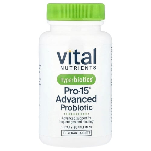 Vital Nutrients Hyperbiotics Pro 15 Advanced Probiotic 60 Vegan Tablets product image