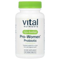 Vital Nutrients Hyperbiotics Pro Women Probiotic 60 Vegan Tablets