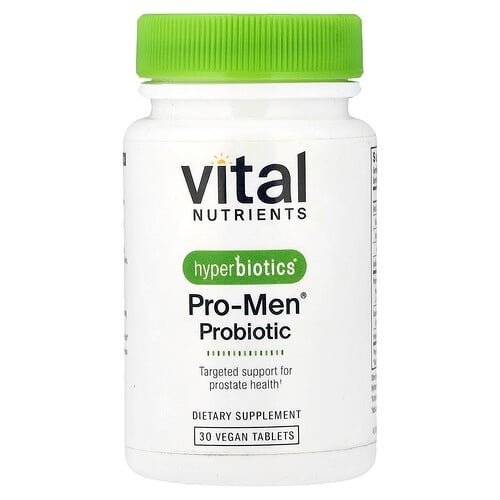 Vital Nutrients Hyperbiotics Pro Men Probiotic 30 Vegan Tablets product image
