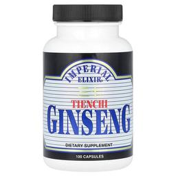 Imperial Elixir Tienchi Ginseng 100 Capsules 500 Mg Per Capsule