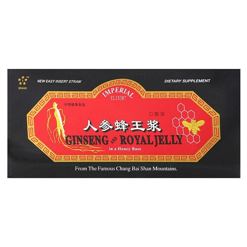 Imperial Elixir Ginseng And Royal Jelly 30 Bottles 0 34 Fl Oz 10 Ml Each product image