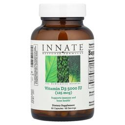 Innate Response Formulas Vitamin D3 125 Mcg 5 000 Iu 60 Capsules