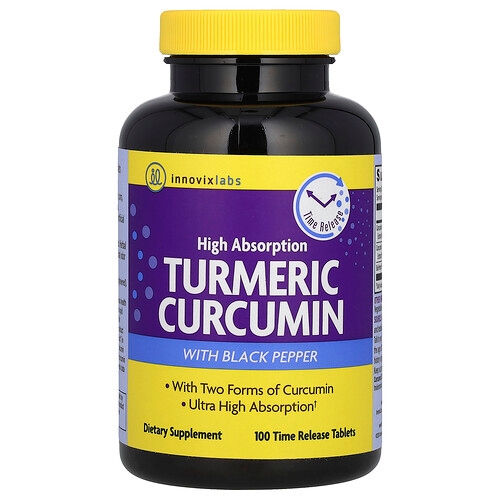 Innovixlabs Turmeric Curcumin High Absorption 100 Time Release Tablets product image