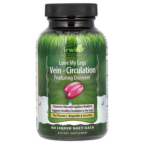 Irwin Naturals Love My Legs Vein Circulation 60 Liquid Soft Gels product image